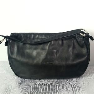 KENNETH COLE LADIES BLACK LEATHER  HANDBAG